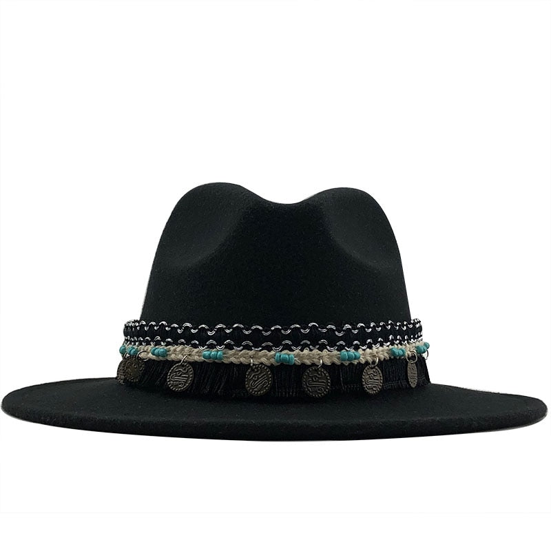 ALAIA Fedora Hat in Black