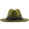 LAYNE Fedora Hat in Green
