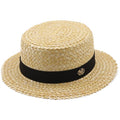IDELINA Straw Boater Hat