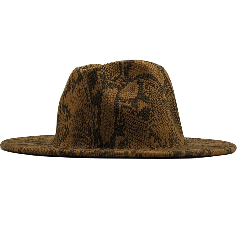 HADLEY Fedora Hat in Brown/Black