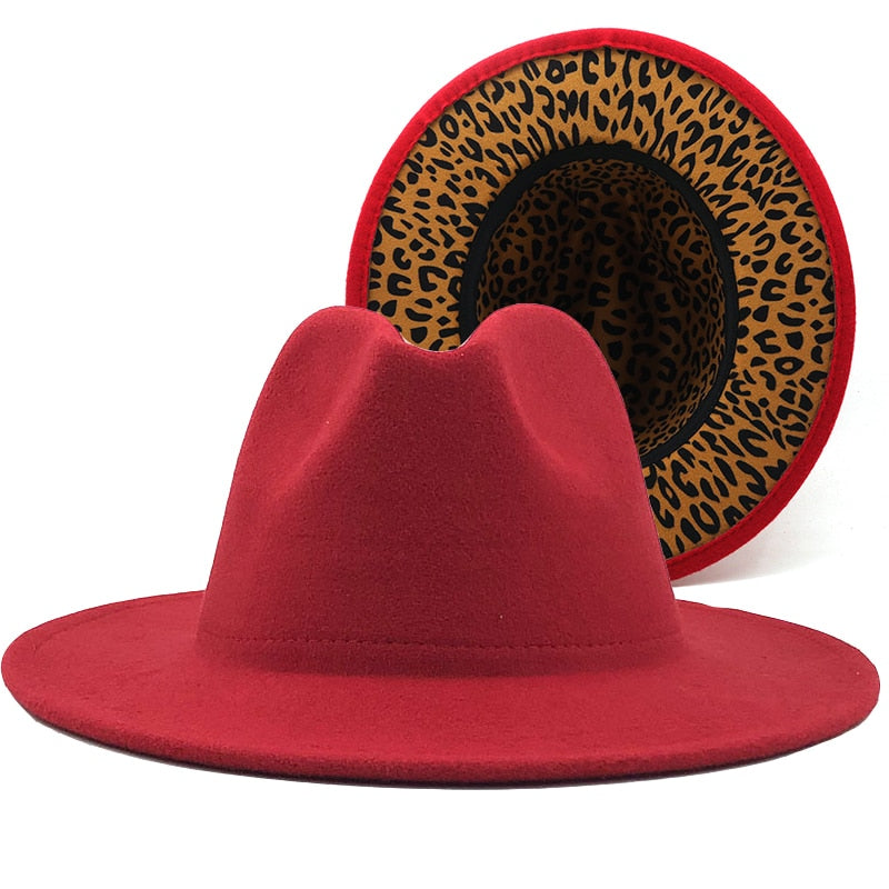 NADIA Fedora Hat in Red