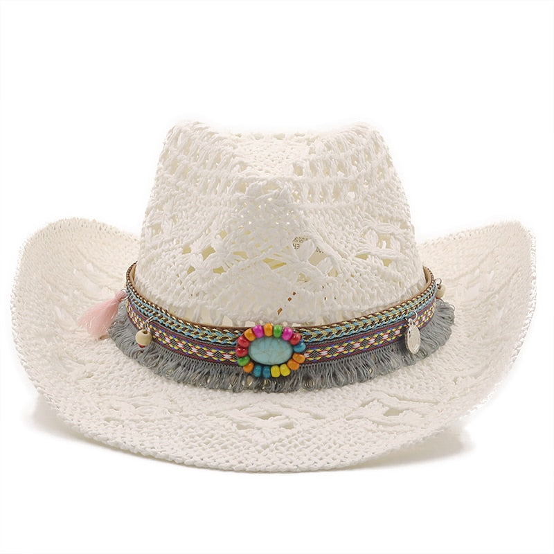 ISIDORA Cowboy Hat in White