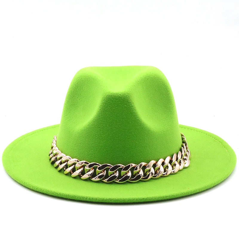 ESTELLA Fedora Hat in Light Green
