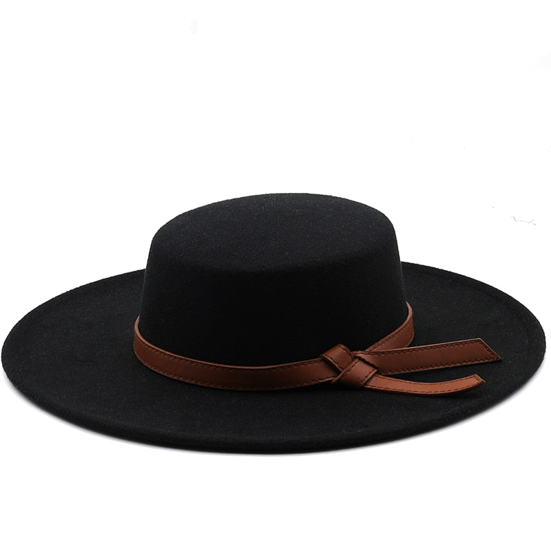 ELENAL Fedora Hat in Black