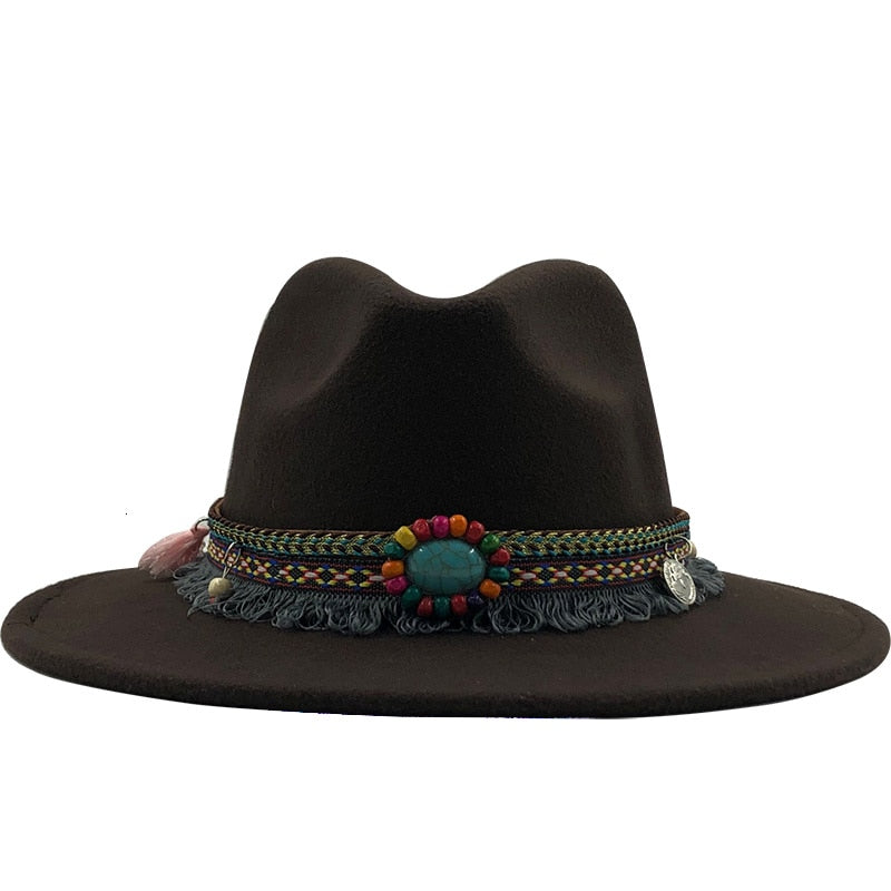 ERIN Fedora Hat in Brown