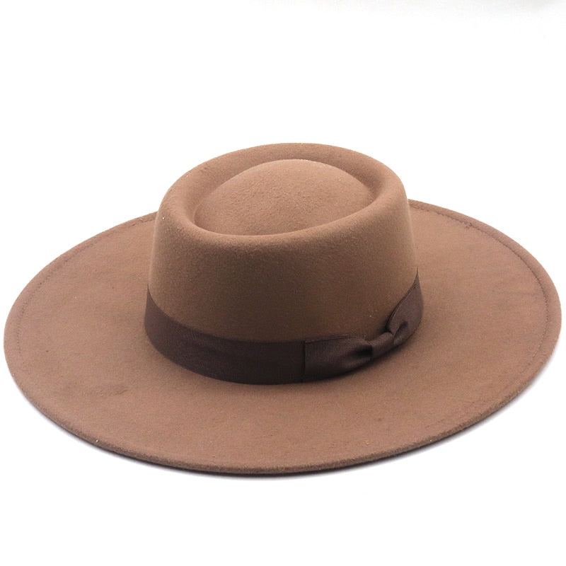 MARTINA Fedora Hat in Brown