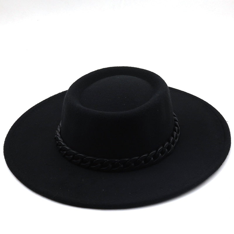 REENA Fedora Hat in Black