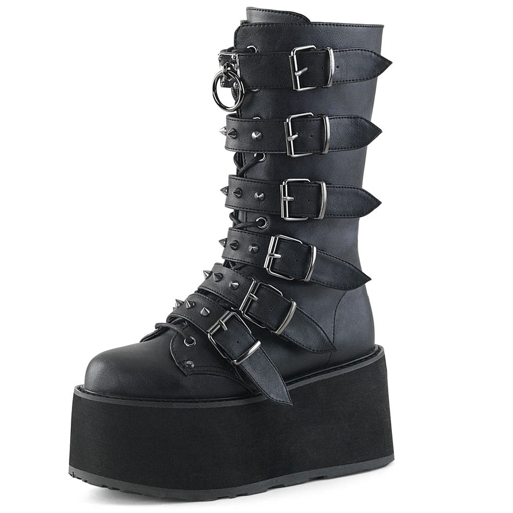 HELENE High Heel Boots in Black