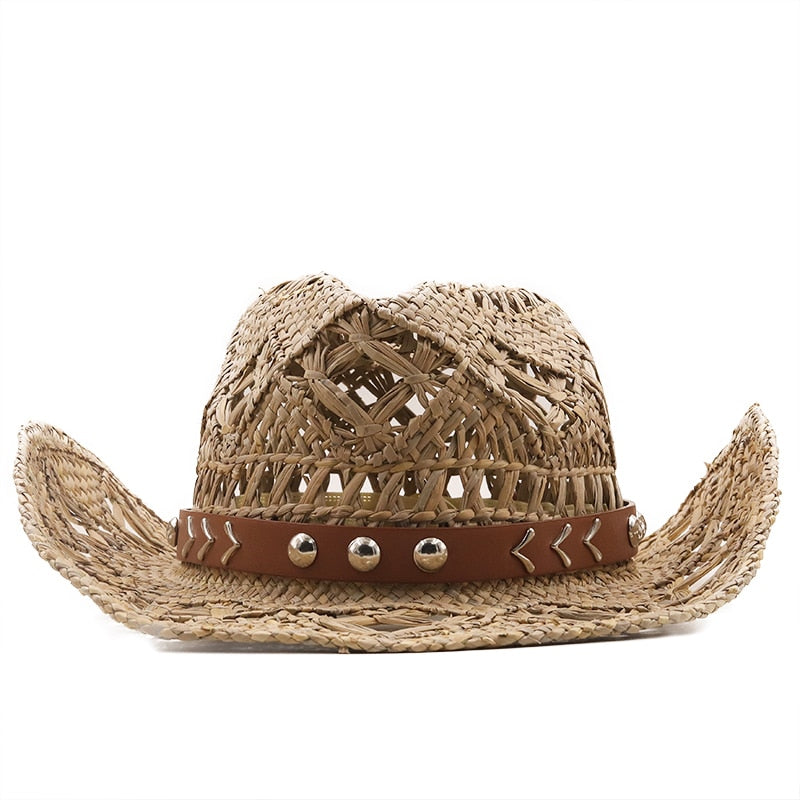 GUTHRUM Men's Straw Cowboy Hat