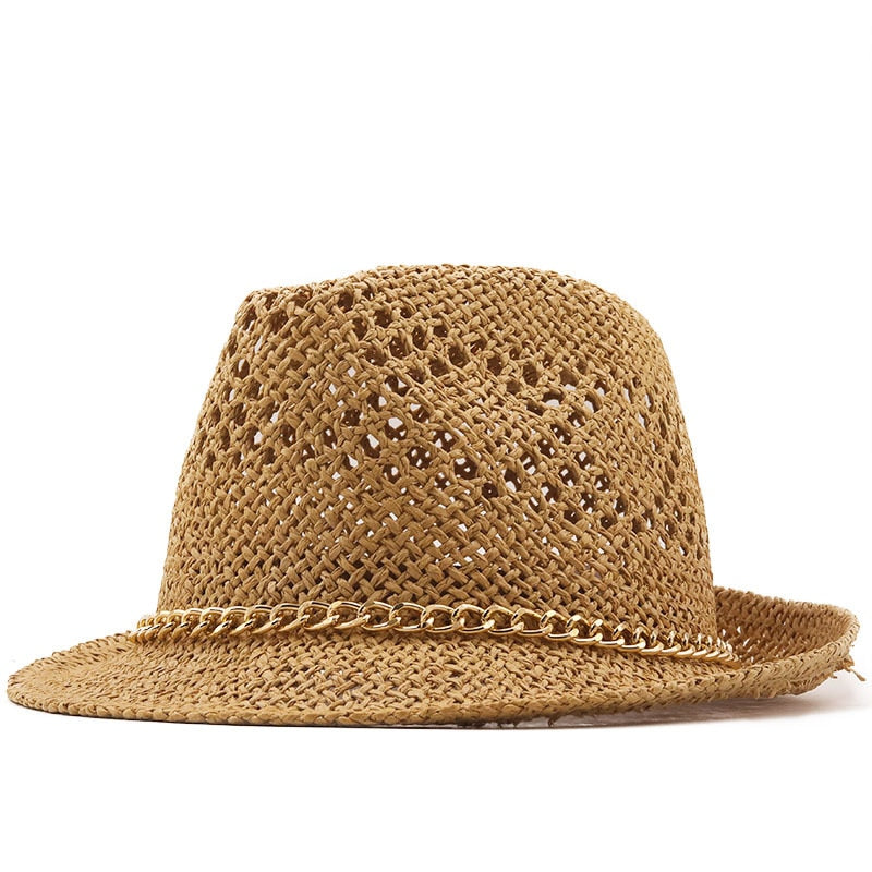 LAUNA Straw Trilby Hat