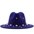 DAELYN Pearl Hat in Blue