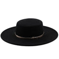 YUVELLA Fedora Hat in Black