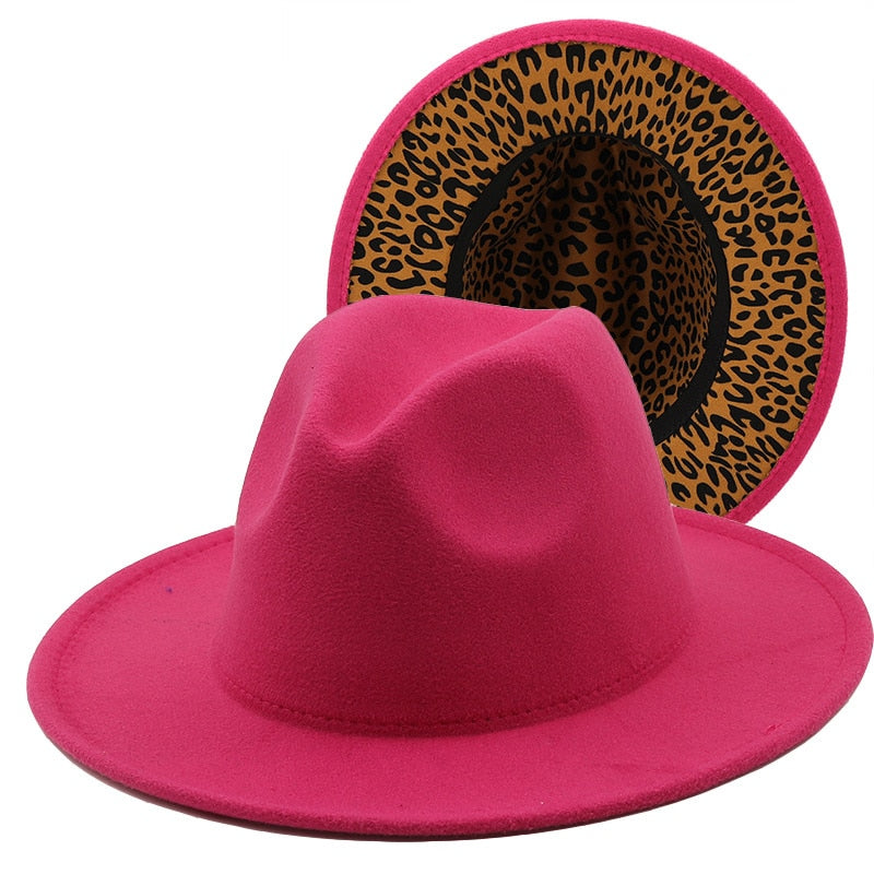 ELENI Fedora Hat in Pink