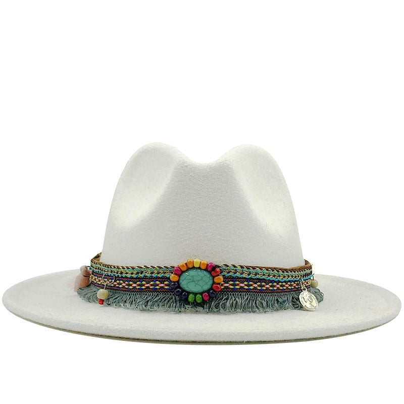 ERIN Fedora Hat in White