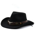 EDWIN Men's Felt Cowboy Hat in Black