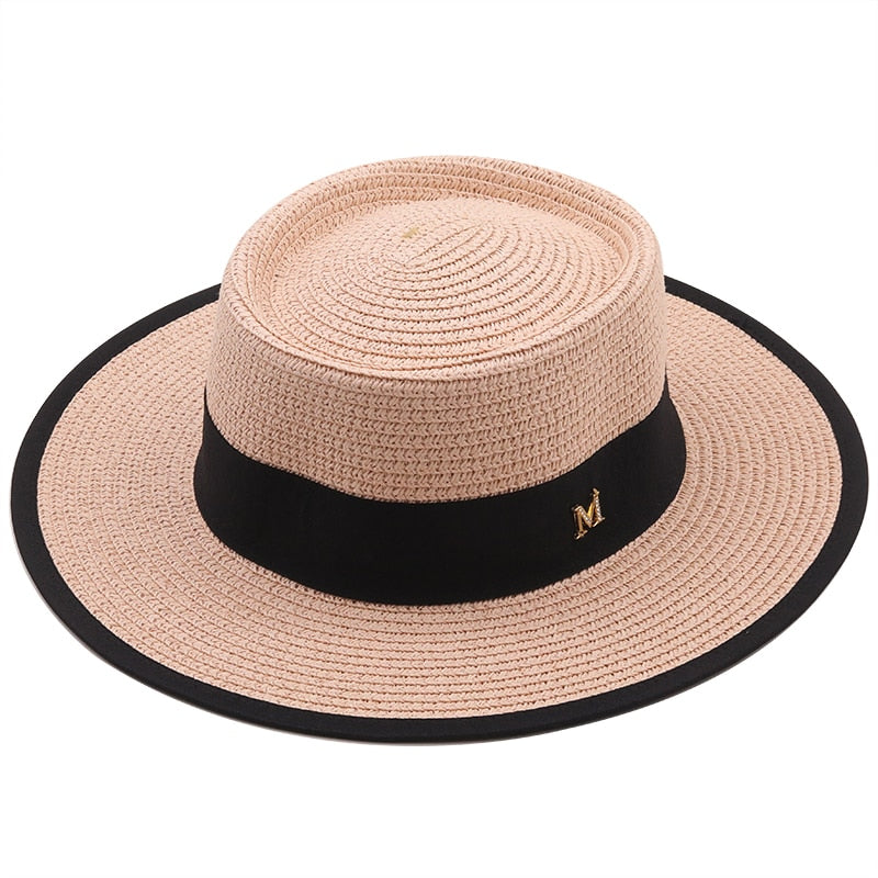 ROUXI Straw Boater Hat