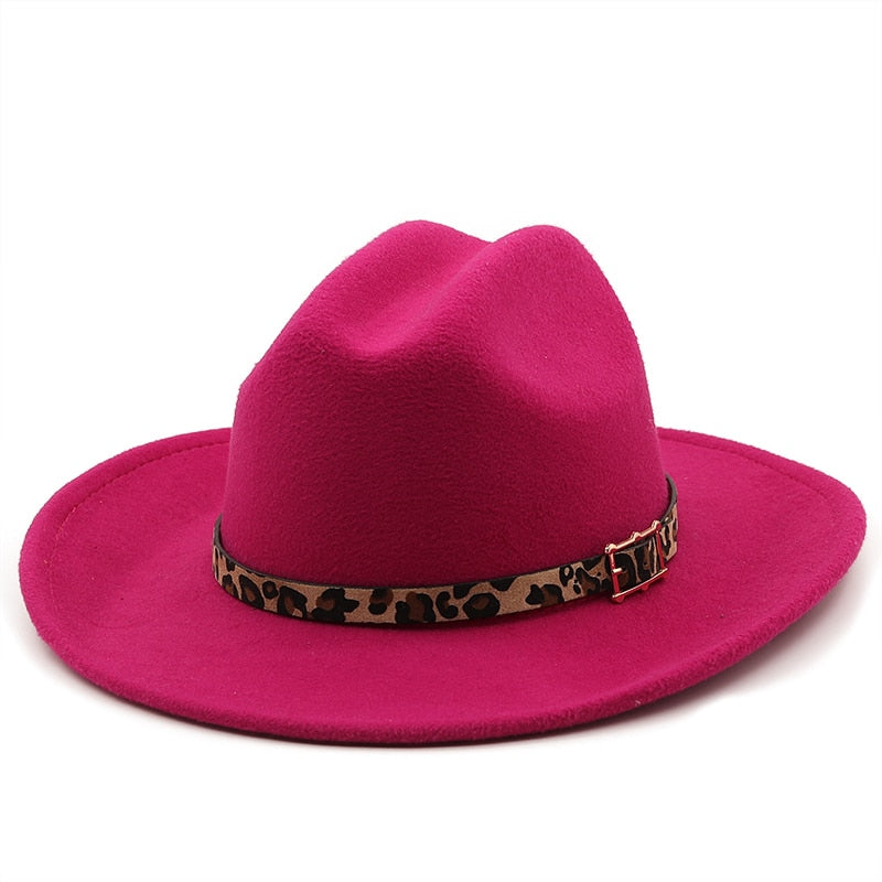 TENILLE Fedora Hat in Rose