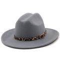 TENILLE Fedora Hat in Grey