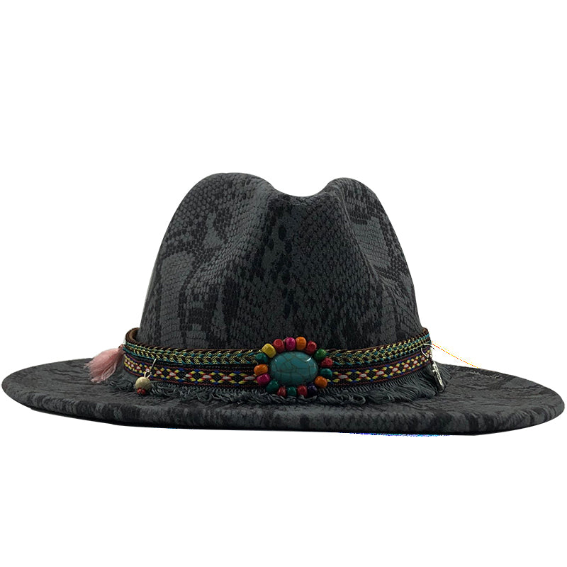 LAYNE Fedora Hat in Deep Gray