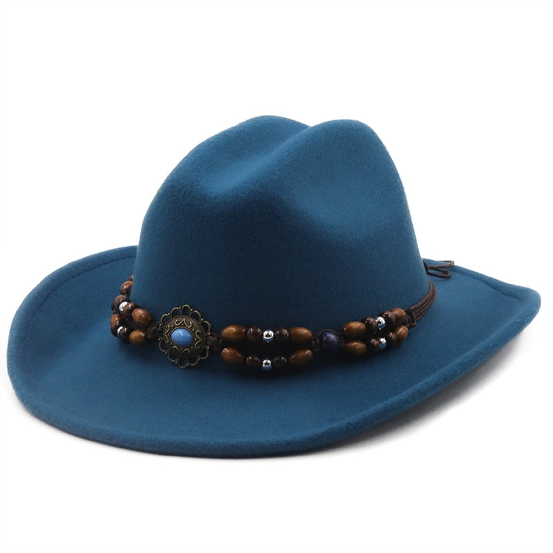 RULA Fedora Hat in Deep Lake Blue