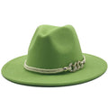 MERCELLA Fedora Hat in Light Green