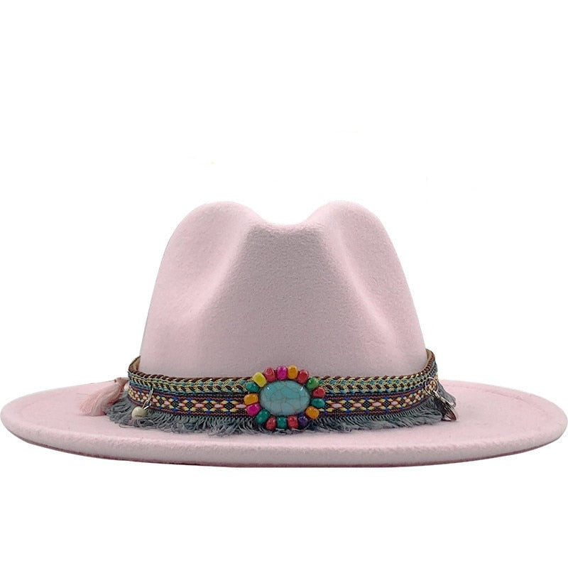 ERIN Fedora Hat in Pink