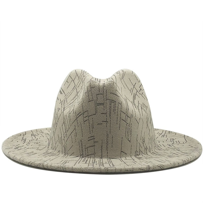 FREDERICK Men's Felt Fedora Hat in Beige