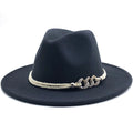 MERCELLA Fedora Hat in Dark Gray