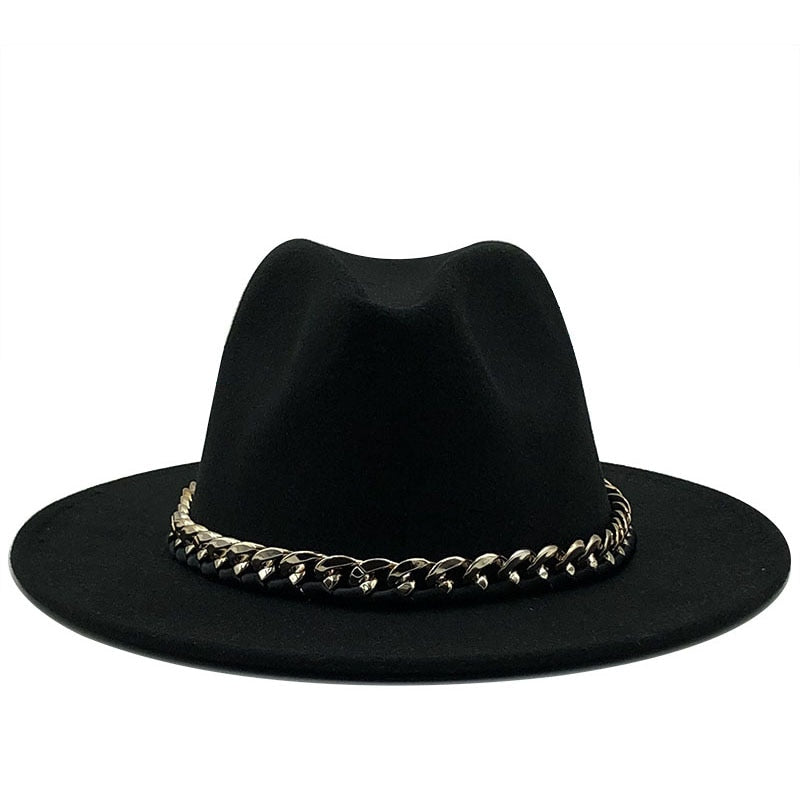 ARIELLA Fedora Hat in Black