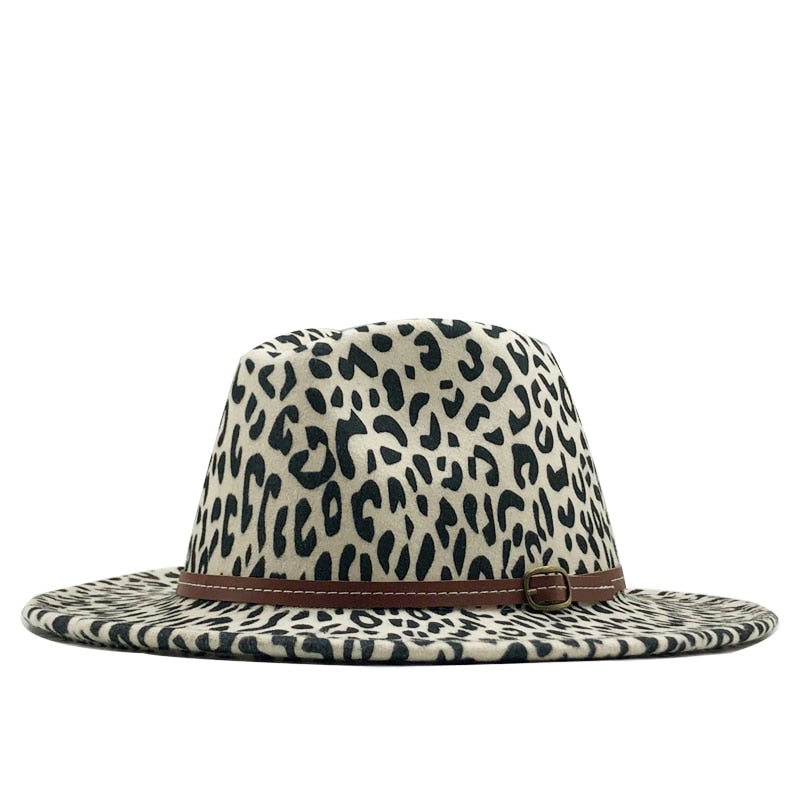 MADELYN Fedora Hat in White