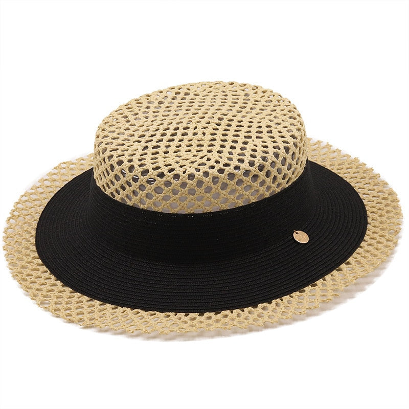 NIRVANA Straw Boater Hat