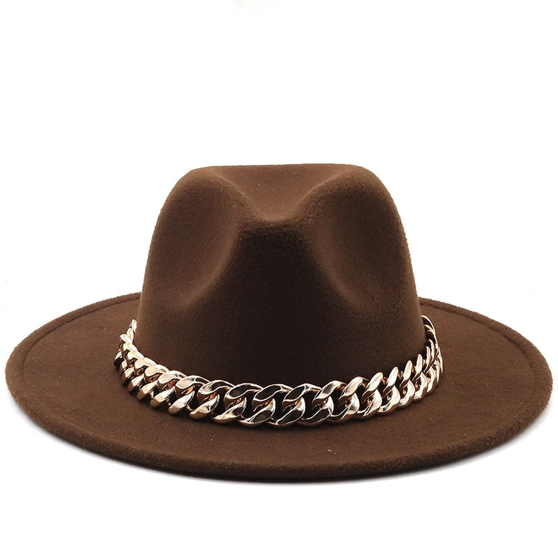 ESTELLA Fedora Hat in Brown