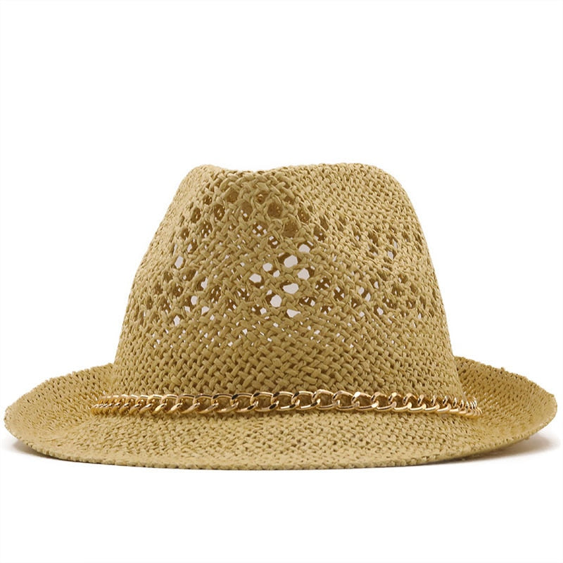 LAUNA Straw Trilby Hat