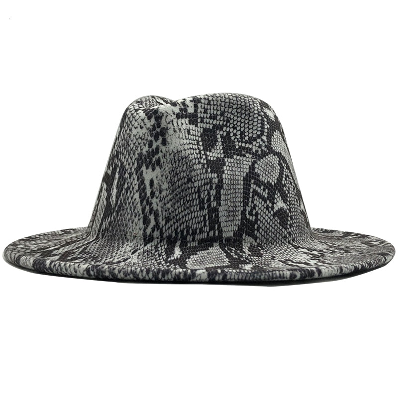 HADLEY Fedora Hat in Gray/Black