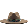 IVANA Fedora Hat in Dark Brown