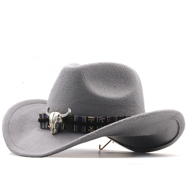 PELAYO Men's Felt Cowboy Hat