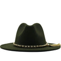KELSEY Fedora Hat in Army Green