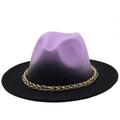 AURELIA Fedora Hat in Purple/Black