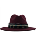 ALAIA Fedora Hat in Wine