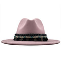 ALAIA Fedora Hat in Pink