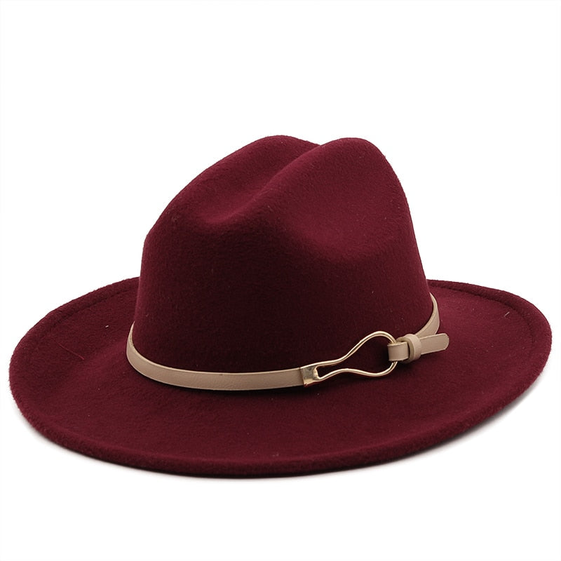 EDMUND Men's Felt Fedora Hat