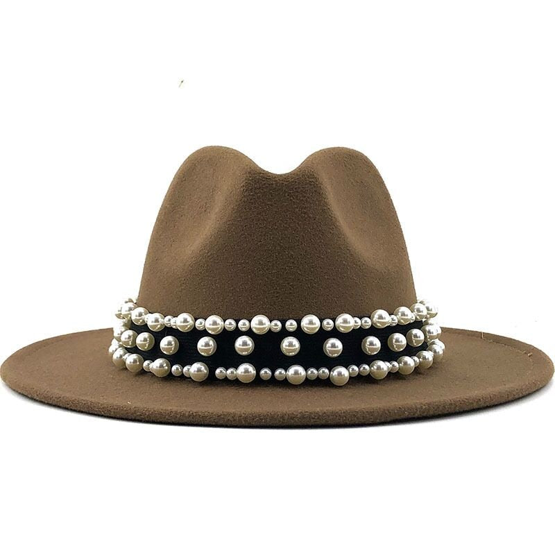 RAYNE Fedora Hat in Khaki