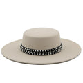BRIELLA Fedora Hat in Beige