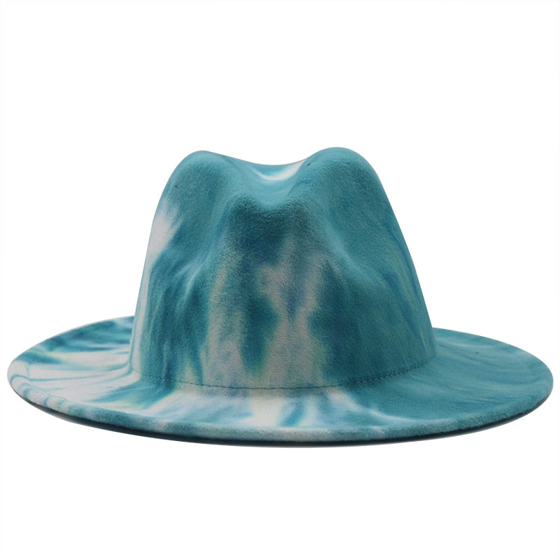 KAIRE Fedora Hat in Sky Blue