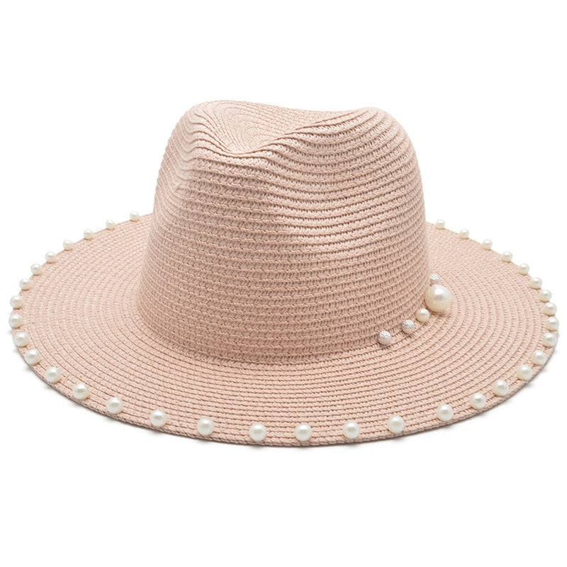 FLORI Panama Hat in Pink