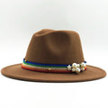 YESNIEA Fedora Hat in Khaki