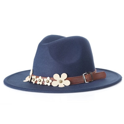 ELOISE Fedora Hat in Deep Gray