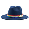YESNIEA Fedora Hat in Navy