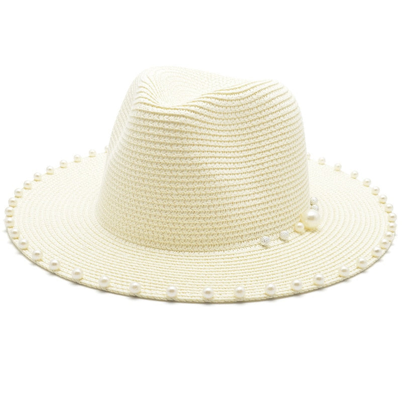 FLORI Panama Hat in White