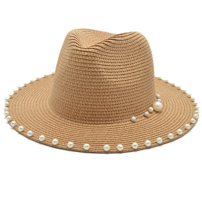 FLORI Panama Hat in Khaki